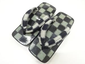 未使用品　男物下駄(25センチ)